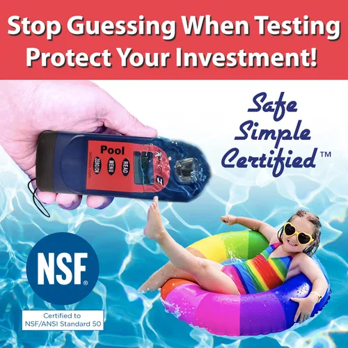 Miniatura 8 de ITS 486201 Pool Exact EZ Photometer - Kit de prueba de agua de piscina digital de entrada - 6 pruebas cada uno
