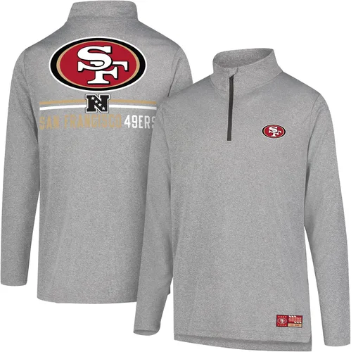 Miniatura 87 de Ultra Game Men's NFL Official Super Soft Quarter Zip Long Sleeve T-Shirt