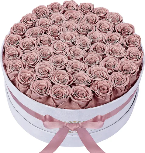 Miniatura 8 de Perfectione Roses 27 Rosas en una Caja, Rosa del Día de la Madre, Flores Preservadas para Ella, Flores para Entrega, Regalos de Cumpleaños