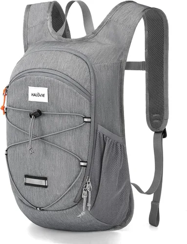 Miniatura 7 de HALOVIE Mochila de Senderismo Plegable de 15L Bolsillo para Teléfono Mochila de Día de Viaje Ligera para el Hombro con Correa para el Pecho Mochila