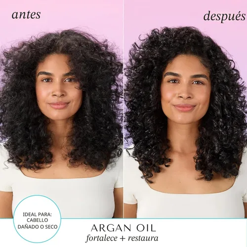 Miniatura 3 de HASK Juego de Champú + Acondicionador Reparador de Aceite de Argán Seguro para el Color, Sin Sulfatos, Sin Parabenos, Sin Gluten, Libre