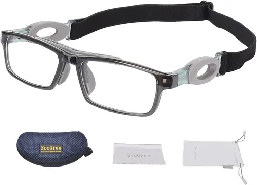 Miniatura 15 de SooGree Gafas deportivas para hombres y mujeres, gafas protectoras para béisbol, correr, deportes, ciclismo, gafas Marco Verde Gris Pad