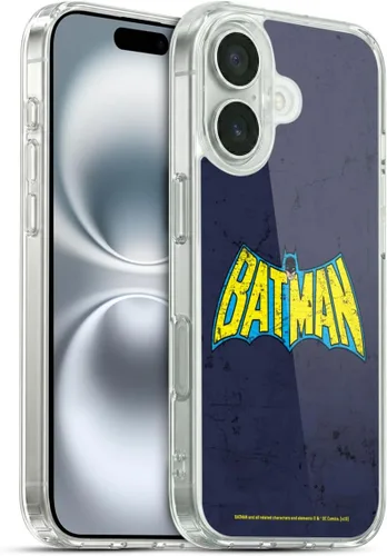 Miniatura 43 de Head Case Designs Funda de gel con licencia oficial de Batman DC Comics Bat Signal Logos [protección de grado militar] compatible con Apple iPhone 7