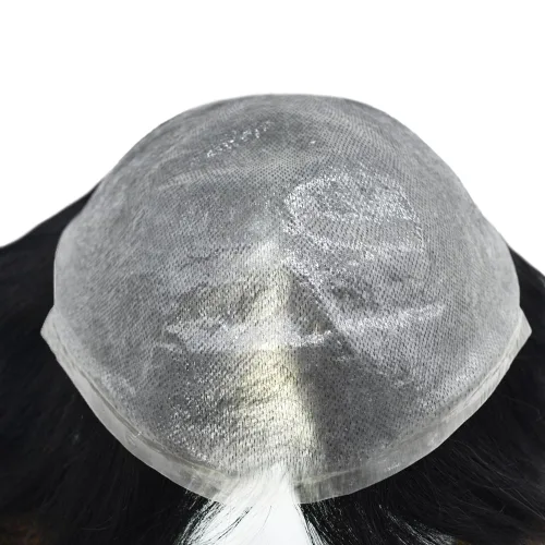 Miniatura 6 de LYRICAL HAIR Toupee - Sistema de postizo para hombre, ultra fina, con bucle en V, 0.001 in, transparente, de polietileno, poliuretano, sistema