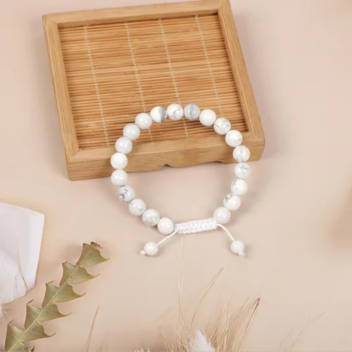 Miniatura 44 de AD Beads Pulseras de piedras preciosas unisex de 0.315 pulgadas (0.315 in), macramé curativo ajustable de 7 a 9 pulgadas Usa esta pulsera