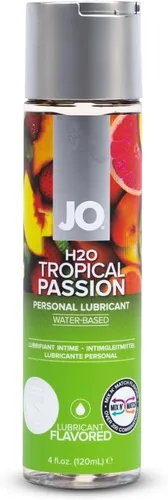 Miniatura 10 de JO H₂O Lubricante con sabor a durazno – Lubricante personal comestible a base de agua, labios de durazno sin azúcar, 4 onzas líquidas