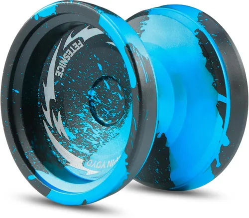 Miniatura 7 de FETESNICE Yoyo FS23 Yoyo profesional sensible para niños de 8 a 12 años, yoyo que no responde para adultos, truco de metal de doble función