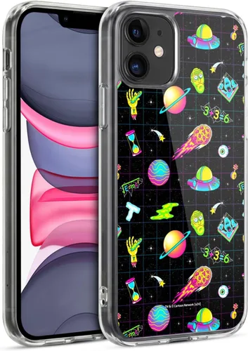 Miniatura 94 de Head Case Designs Funda de gel con licencia oficial de Rick and Morty Aliens Season 3 [protección de grado militar] compatible con Apple iPhone 12