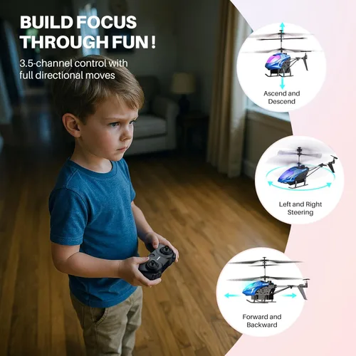 Miniatura 4 de SYMA Helicóptero de control remoto, avión RC con 40 minutos de tiempo de vuelo (2 baterías), evitación automática de obstáculos y retención