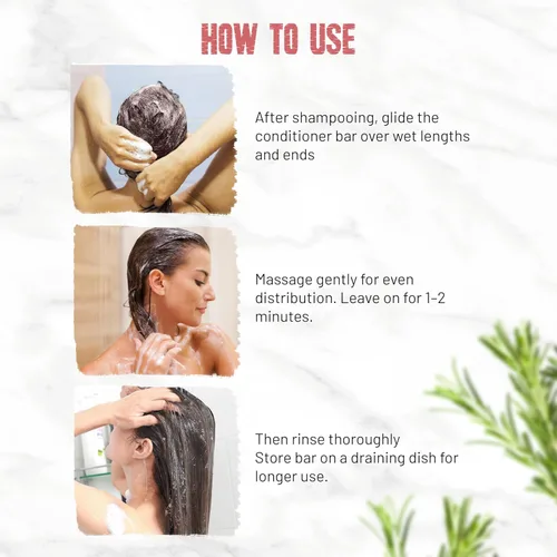 Miniatura 7 de Herbishh Barras sólidas para el crecimiento del cabello, cabello graso, cabello rubio y adelgazante, sin sulfatos, ecológicas, paquete de 4