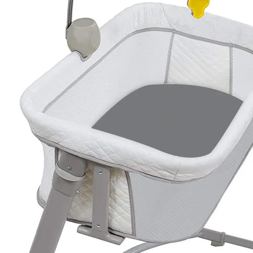 Miniatura 2 de CaSaJa Juego de sábanas de moisés, tacto suave y sedoso con cómoda superficie de siesta para la piel del bebé, flexible se adapta a varios tipos