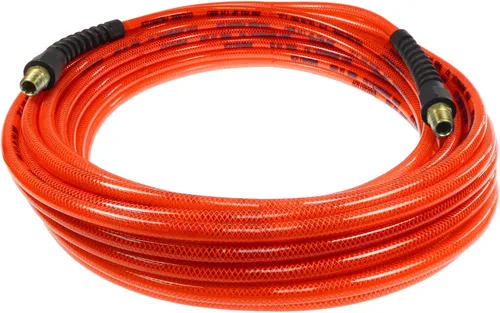 Miniatura 7 de Coilhose Pneumatics PFE40254T Flexeel Manguera de aire reforzada de poliuretano, diámetro interno de 0.25 pulgadas, longitud de 25 pies con (2)
