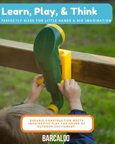 Miniatura 4 de Barcaloo Periscopio de juego para niños, niños pequeños, accesorio de juego de periscopio verde, accesorio de columpio monocular para casa