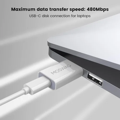 Miniatura 6 de MOSWAG Adaptador USB-C hembra a USB-A macho