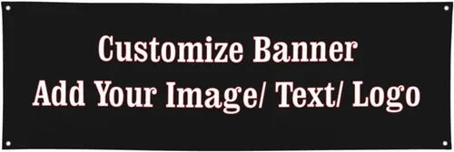 Pancarta personalizada, pancarta personalizada para exteriores, texto fotográfico, pancarta de iglesia para fiestas, negocios, cumpleaños, 24x71in