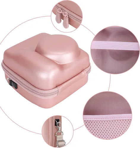 Miniatura 2 de Aenllosi Funda para Cámara Instantánea Fujifilm Instax Mini 11 (Solo Funda), Rosa, 10.5 cm x 14 cm x 10.5 cm, Bolso de viaje Blossom rosado