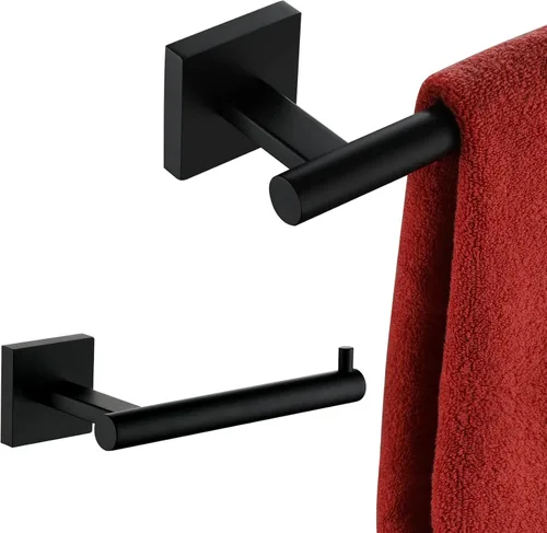 KOKOSIRI Toalleros de 24 pulgadas, toalleros de baño, soporte para toallas de baño, soporte para papel higiénico, soporte para rollo de papel