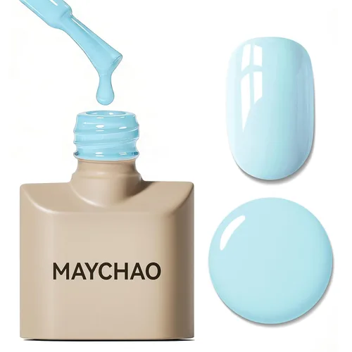 Miniatura 91 de MAYCHAO Esmalte de uñas de gel rosa intenso de 0.5 onzas líquidas, 1 unidad de esmalte de gel rosa brillante, esmalte de uñas que se absorbe con luz
