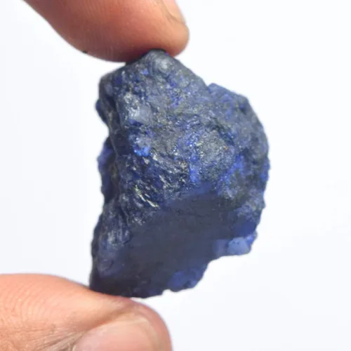 Miniatura 2 de GEMHUB Zafiro azul en bruto natural de grado A de 48.00 Ct de cristal curativo piedra de zafiro en bruto para cabbing, Gema, azul