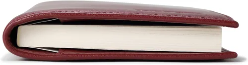 Miniatura 6 de HISCOW Funda minimalista para chequera, cuero de grano completo