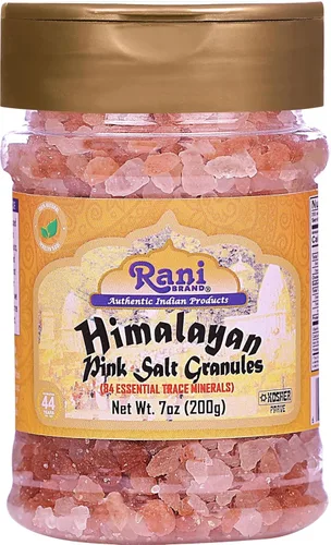 Miniatura 12 de Rani Himalayan Pink Salt Granules 5 in 1 Flavors (Mint, Smokey Garlic, Italian, Pepper, Peri Peri) PET Jar ~ All Natural Vegan Gluten Friendly