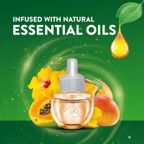 Miniatura 3 de Aceites perfumados Air Wick 0+4 Hawái Papaya exótica y flor de hibisco