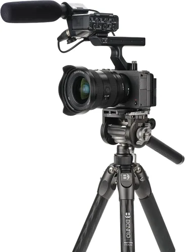 Miniatura 4 de Benro Tortoise CF Serie 2, trípode de 4 secciones con cabezal híbrido FS36PRO