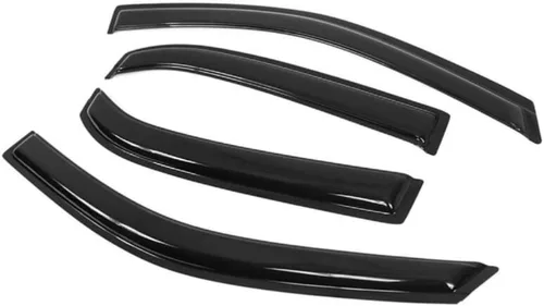 Miniatura 3 de 8 Pieces - Sun Rain Vent Deflector Guard Window Visor Tape External Window Style Acrylic Smoke Tinted Set for Chevy for Equinox 2010-2017