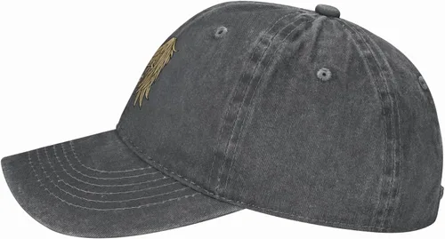 Miniatura 4 de Cowboy Hat Trendy Hats for Man and Women Djustable Four Season Outdoor Baseball Cap of Hell Skull with Angel Deep Heather