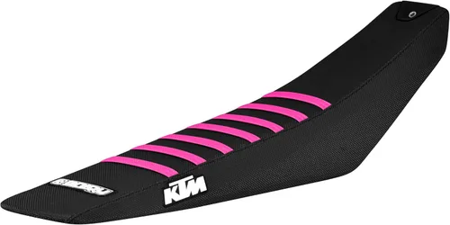 Miniatura 11 de Enjoy Mfg Funda de asiento - Compatible con KTM 2023 SX-SXF 125-450 Logo #352 (Todo Azul KTM KTM Costillas Naranja KTM Enjoy Logos)