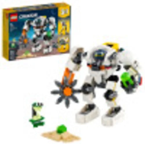 LEGO Creator 31115 Space Mining - Kit de construcción 3 en 1 con un juguete mec, juguete robot y figura alienígena; es el mejor juguete para niños
