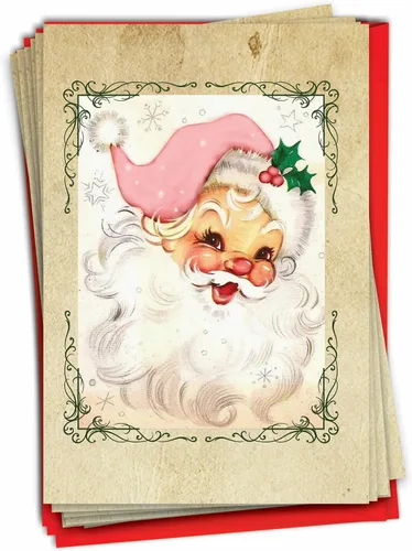 Miniatura 7 de The Best Card Company Paquete de 12 tarjetas de felicitación de Navidad con sobres, vacaciones de humor para hombres y mujeres