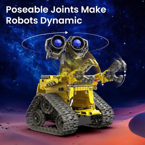 Miniatura 5 de Sillbird Kit de construcción de robot con control remoto, regalos STEM para niños de 8 a 13 años, juguetes robóticos de codificación para cumpleaños
