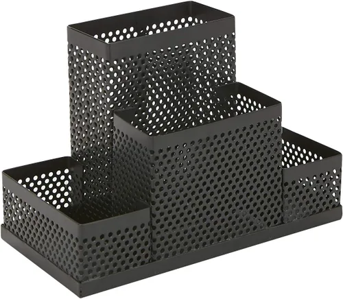 Miniatura 4 de Mind Reader Organizador de escritorio [4 compartimentos, 2 piezas el mismo juego] - Organizador de almacenamiento de suministros y accesorios