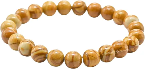 Miniatura 849 de Amazing Gemstone Pulsera de cristal para mujeres y hombres, pulsera de cristal curativo de protección, pulsera elástica con cuentas de piedras