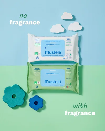 Miniatura 6 de Mustela Baby Home Toallitas limpiadoras compostables – Para la cara, el cuerpo y el área del pañal – 99% de ingredientes de origen natural y fibras