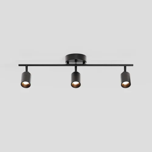 Miniatura 16 de Shura - Luz de pista blanca de 2 luces con cabezales ajustables, bombillas LED integradas, kit de iluminación de riel de 15 pulgadas, luz de techo