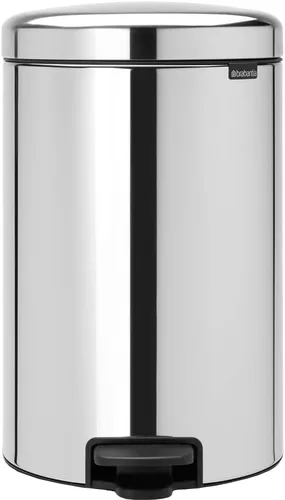 Miniatura 26 de Brabantia NewIcon - Cubo de basura con pedal de cierre suave para cocina, con cubo extraíble, 3.2 galones, azul soñado Azul (Dreamy Blue)