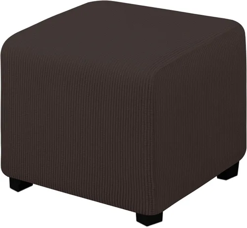 Miniatura 159 de Easy-Going Funda Elástica para Otomana Taburete de Almacenamiento Plegable Protector de Muebles Funda Rectangular Suave con Parte Inferior Elástica