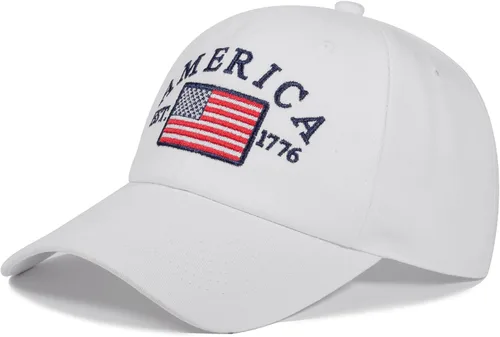 Miniatura 12 de IIN Gorra de béisbol con bandera estadounidense para hombres y mujeres, de perfil bajo, militar, militar, militar, para papá