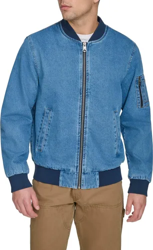 Miniatura 36 de Levi's MA-1 Flight chamarra satinada sin relleno para hombre