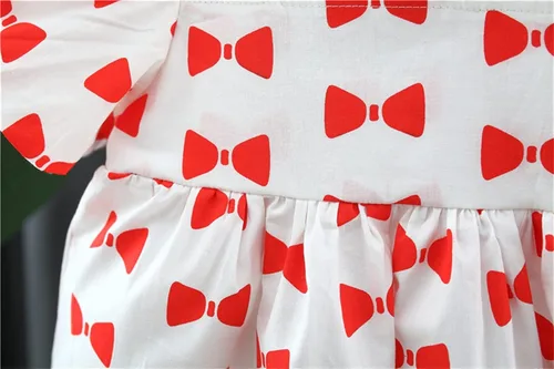 Miniatura 5 de Toddler Baby Girls Dress Summer Bohemia Ruffle Bowknot Short Puff Sleeve Casual A Line Backless Dresses Party Clothes 5 Year Old Girl Clothing