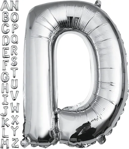 Miniatura 29 de VHUWE Globo dorado de 40 pulgadas con letra B, globos de helio de aluminio del alfabeto de Mylar de gran tamaño para fiesta de cumpleaños
