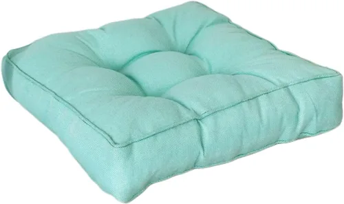 Miniatura 11 de Cojín cuadrado sólido de 16 pulgadas para silla, estilo tatami, cojín antideslizante y grueso, tapete suave para silla de oficina, cocina, comedor