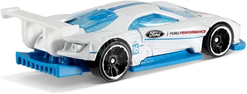 Miniatura 3 de Hot Wheels 2017 HW Speed Graphics Ford Performance 2016 Ford GT Race 247/365, blanco