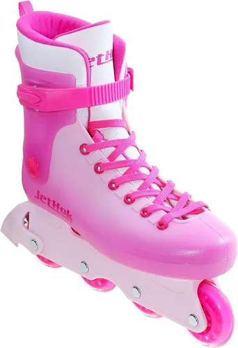 Miniatura 8 de Inlineskates - Patines en línea para mujeres y niñas, tamaño ajustable, freno extraíble, rodamientos ABEC-7, para patinaje en interiores