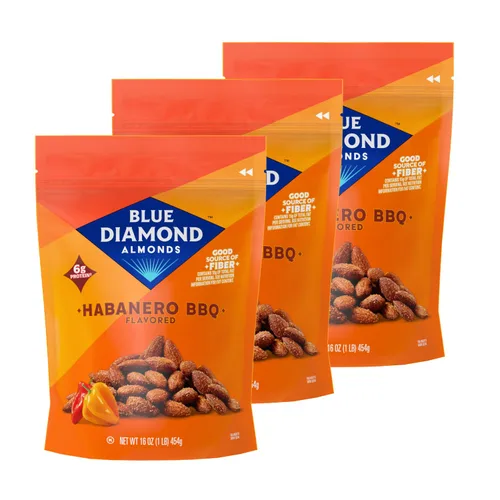 Miniatura 16 de Blue Diamond Almonds, Almendras espolvoreadas de cacao asadas al horno, 14 onzas