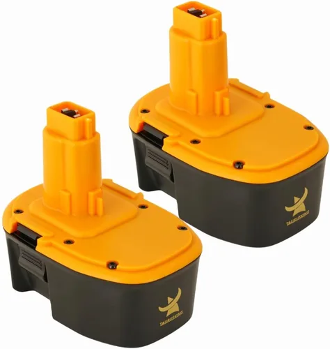 2 paquetes de 1.5 Ah compatibles con batería Dewalt de 14.4 V NiCad de repuesto NEGRO y DECKER (etiqueta de capacidad real) DW928 PS140 DCD140