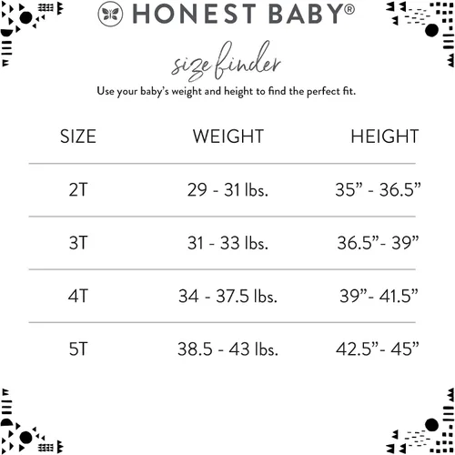 Miniatura 5 de HonestBaby Playwear Outfit Sets, Tops and Bottoms 100% Organic Cotton for Baby, Toddler Boys, Unisex (LEGACY)