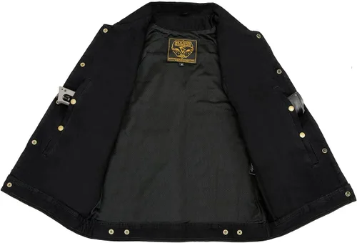 Miniatura 4 de Chaleco vaquero para hombre, estilo motorista, modelo Edge